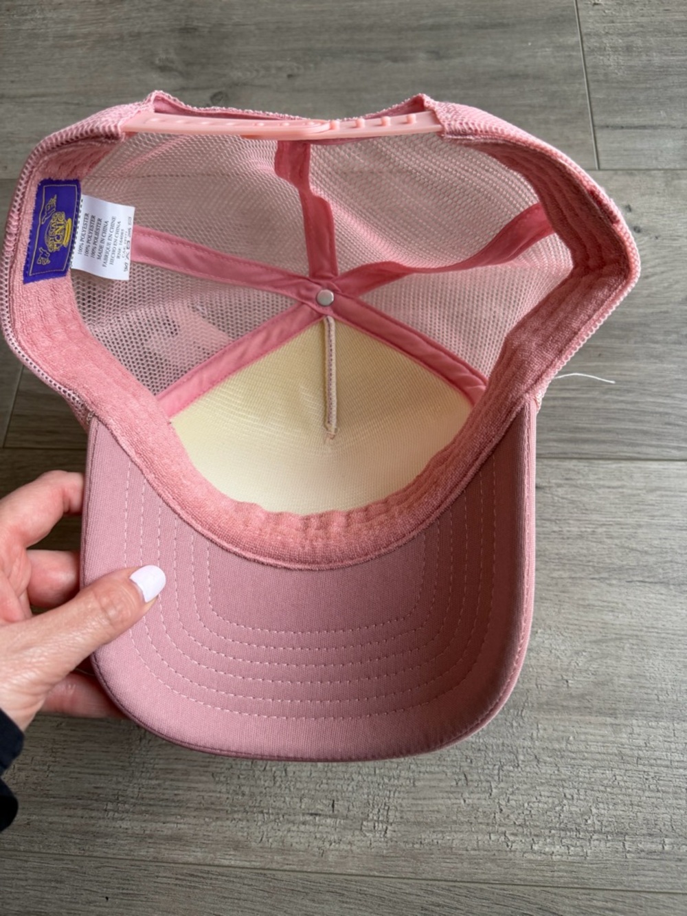 NWT Coney Island Picnic Capri Social Club trucker hat - light pink - Picture 3 of 3